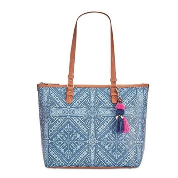 🔥SALE🔥 The Sak blue Pacifica medium tote Pacific Palisades - Picture 1 of 9